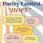 Poetry contest poster